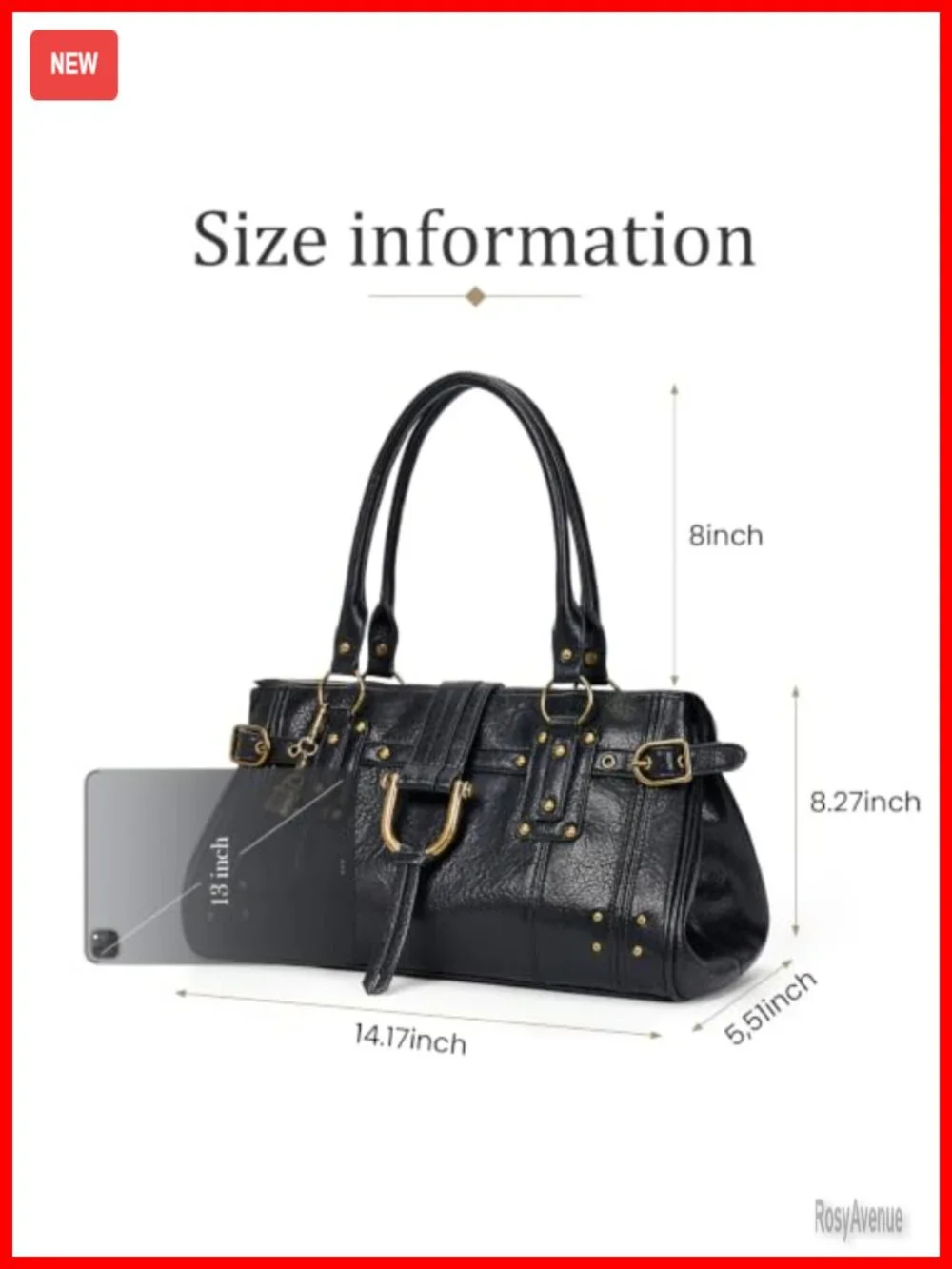 Slouchy Y2K Hobo Shoulder Bag Karlie Lock Tote Purse Women's Retro Soft